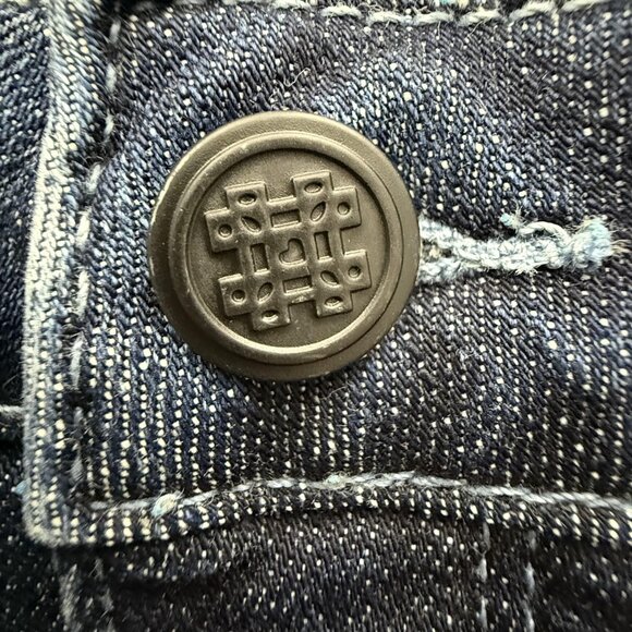 Laurie Felt Jeans Womens 6P Classic Boyfriend Stretch Blue Dark Wash Denim 29x27 - Picture 13 of 13